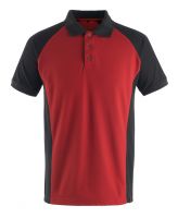 MASCOT-Poloshirt, Bottrop, 180 g/m, rot/schwarz