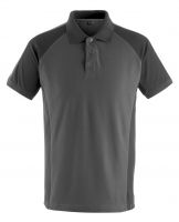 MASCOT-Poloshirt, Bottrop, 180 g/m, dunkelanthrazit/schwarz