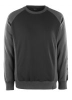 MASCOT-Sweatshirt, Witten, 310 g/m, schwarz/dunkelanthrazit