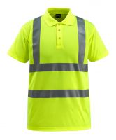 MASCOT-Warnschutz-Polo-Shirt, Bowen,  130 g/m², gelb