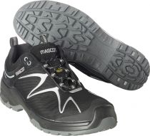 MASCOT-Sicherheitshalbschuhe S3, Weite 8, schwarz/silber