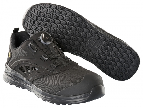 MASCOT-Sicherheitssandalen S1P, FOOTWEAR CARBON, schwarz/schwarz