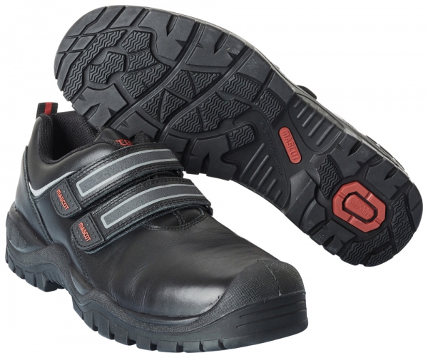 MASCOT-S3-Sicherheitshalbschuhe mit Klettverschluss, FOOTWEAR INDUSTRY, schwarz