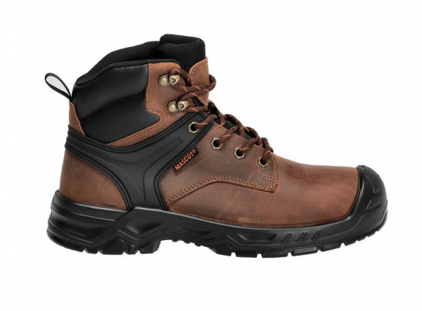 MASCOT-S3S-Sicherheitsstiefel, FOOTWEAR Originals, SR FO ESD, nussbraun/schwarz