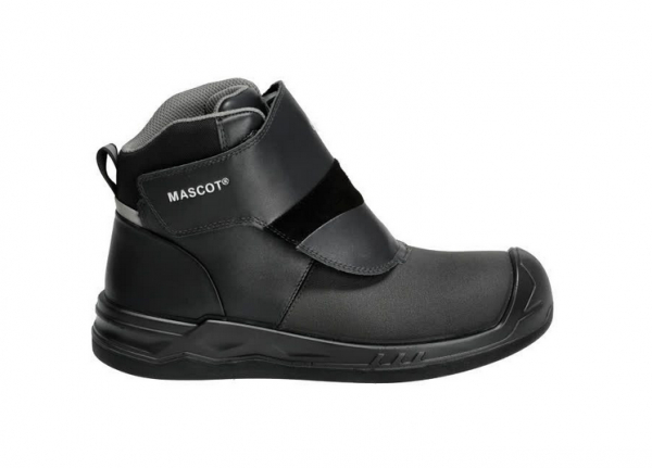 MASCOT-S1PS-Sicherheitsstiefel, Asphalt, FOOTWEAR INDUSTRY, SR HRO, schwarz