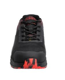 Sicherheitsschuhe S3S, Schn�rsenkel, Schwarz/Rot, Weite 8