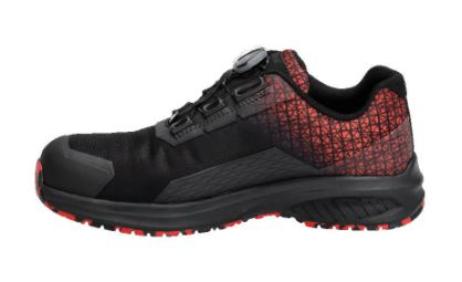 Sicherheitsschuhe S3S,BOA� Fit System, Schwarz/Rot, Weite 8