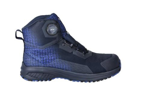 Sicherheitsstiefel S3S, BOA� Fit System, Schwarzblau/Azurblau, Weite 10