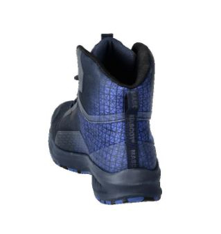 Sicherheitsstiefel S3S, Schn�rsenkel, Schwarzblau/Azurblau, Weite 8