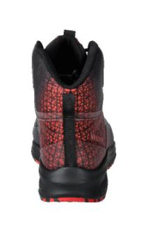 Sicherheitsstiefel S3S, Schn�rsenkel, Schwarz/Rot, Weite 8