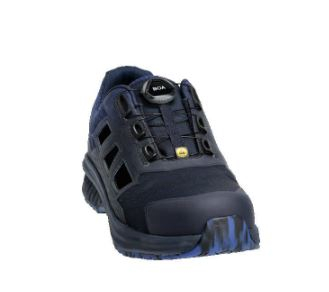 Sicherheitssandale S1PS, BOA� Fit System,Schwarzblau/Azurblau, Weite 8