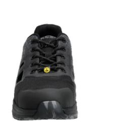 Sicherheitssandale S1PS, Schn�rsenkel, Schwarz, Weite 8