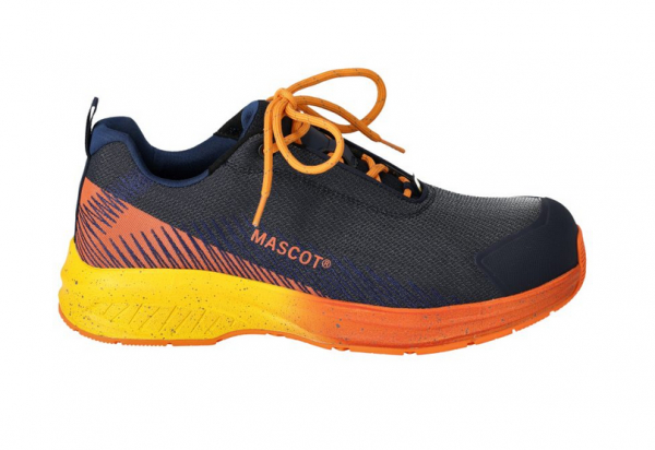 MASCOT-S1PS-Sicherheitsschuhe, FOOTWEAR CUSTOMIZED, SR HRO, schwarzblau/hellorange
