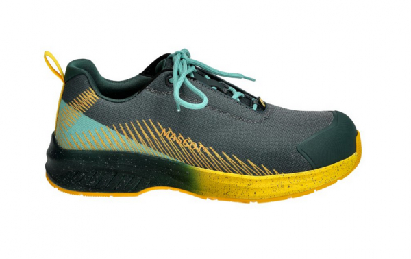 MASCOT-S1PS-Sicherheitsschuhe, FOOTWEAR CUSTOMIZED, SR HRO, waldgrn/sonnengelb