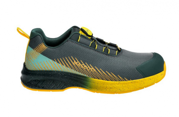 MASCOT-S1PS-Sicherheitsschuhe BOA Fit System, FOOTWEAR CUSTOMIZED, SR FO, waldgrn/sonnengelb