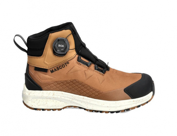 MASCOT-S7S-Sicherheitsstiefel BOA Fit System, FOOTWEAR CUSTOMIZED, SR FO, nussbraun