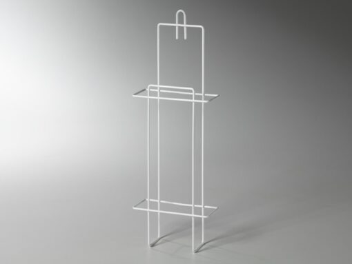 HYGIENEBEUTELHALTER, Metall, weiss fr Hygienebeutel aus Papier