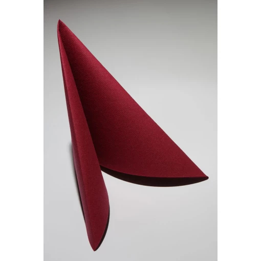 AIRLAID-SERVIETTEN, bordeaux, 1/4 Faltung, Karton  20x50 Stck