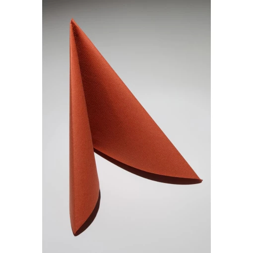 AIRLAID-SERVIETTEN, terracotta, 1/4 Faltung, Karton  20x50 Stck