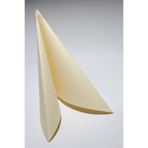 AIRLAID-SERVIETTEN, buttermilk, 1/4 Faltung, VE 20 x 50 Stck
