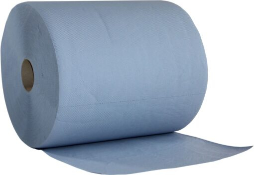 WIPEX PUTZPAPIER ROLLE, BLUE TECH, blau, 3-lagig, 2 Rollen  500 Tcher