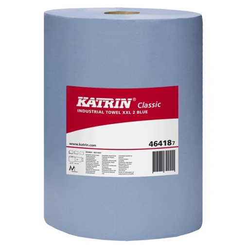 KATRIN-PUTZPAPIER-ROLLE, Classic XXL 2, blau, 2-lagig, 2x20 g, 2 Rollen  1000 Tcher