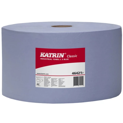 KATRIN-PUTZPAPIER-ROLLE, Classic L3, blau, 3-lagig, 3x20 g, 2 Rollen  1000 Tcher