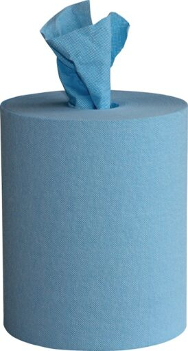 PUTZPAPIERROLLE, Wipex Work, M-Rolle, ca. 85 g, blau, VE=1 Pkg  6 Rollen