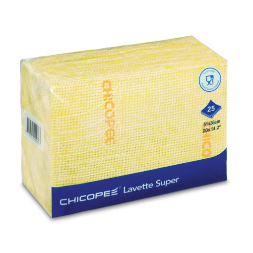 SPEZIALSPLTUCH LAVETTE SUPER, gelb, Karton  6x25 Stck