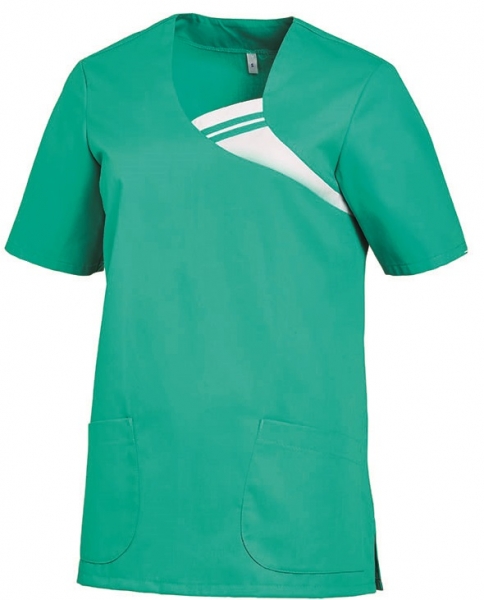 LEIBER-Damen-Schlupf-Jacke, Arbeits-Berufs-Kasack, ca. 190 g/m, smaragd