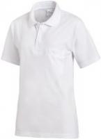 LEIBER-Poloshirt, Arbeits-Berufs-Polo-Shirt, 1/2-Arm, weiß