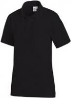 LEIBER-Poloshirt, Arbeits-Berufs-Polo-Shirt, 1/2-Arm, schwarz