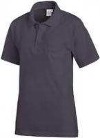 LEIBER-Poloshirt, Arbeits-Berufs-Polo-Shirt, 1/2-Arm, grau