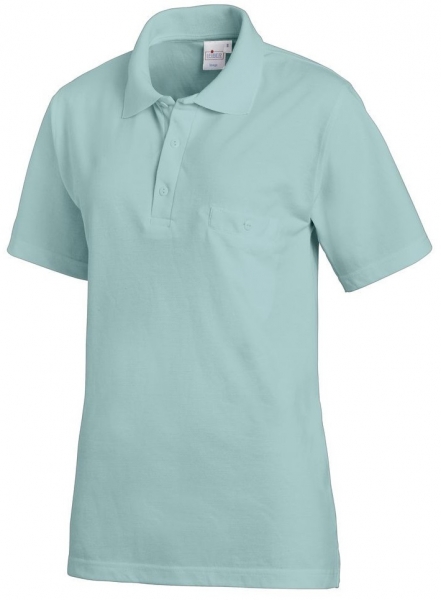 LEIBER-Polo-Shirt, salbeigrn