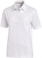 LEIBER-Poloshirt, Arbeits-Berufs-Polo-Shirt, Damen und Herren, ca. 220g/m, wei/silber