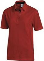 LEIBER-Poloshirt, Arbeits-Berufs-Polo-Shirt, Damen und Herren, ca. 220g/m, rot/schwarz