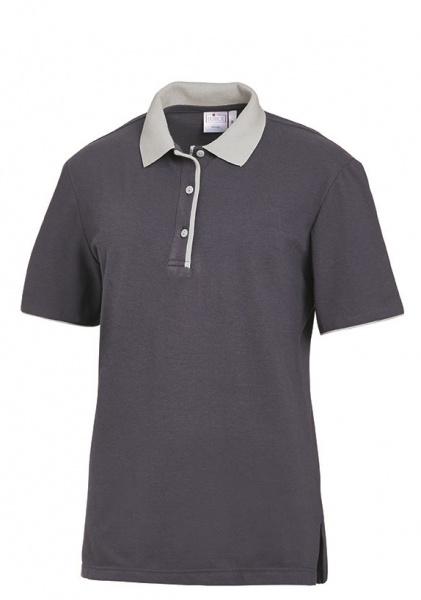 LEIBER-Unisex-Poloshirt, Arbeits-Berufs-Polo-Shirt, ca. 220g/m, grau/silbergrau