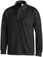 LEIBER-Poloshirt, Arbeits-Berufs-Polo-Shirt, 1/1-Arm, MG220, schwarz