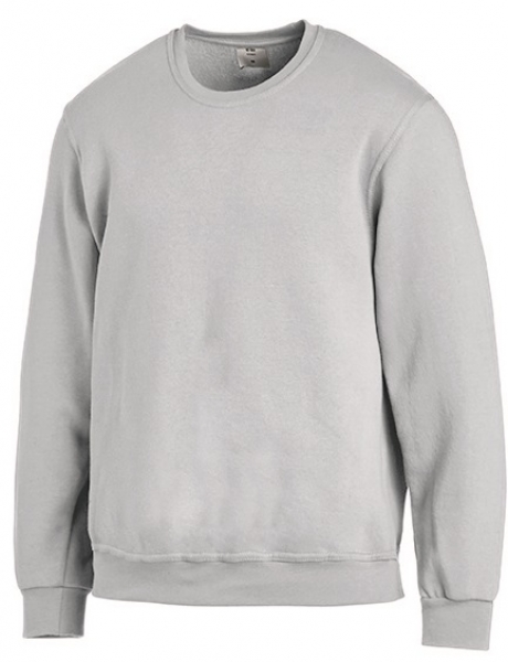 LEIBER-Unisex-Sweatshirt, Arbeits-Berufs-Sweat-Shirt, ca. 280/m, silbergrau