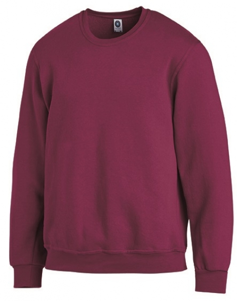 LEIBER-Unisex-Sweatshirt, Arbeits-Berufs-Sweat-Shirt, ca. 280/m, beere