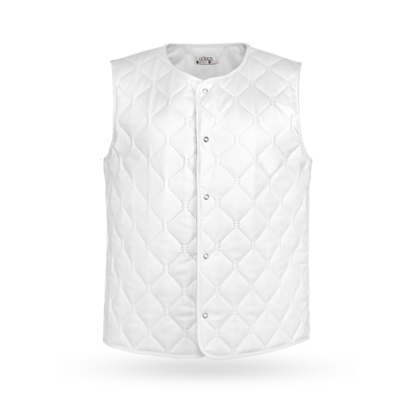 LEIBER-Weste wattiert ca. 500 g/m, Unisex, wei