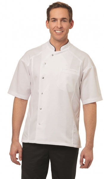 LEIBER-Kochjacke, 1/2 Arm, 190g/m, wei