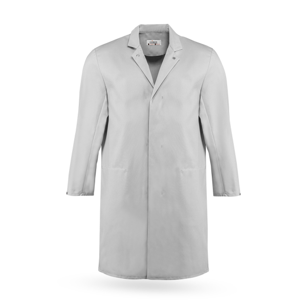 LEIBER-Mantel Unisex, ca. 245 g/m, wei