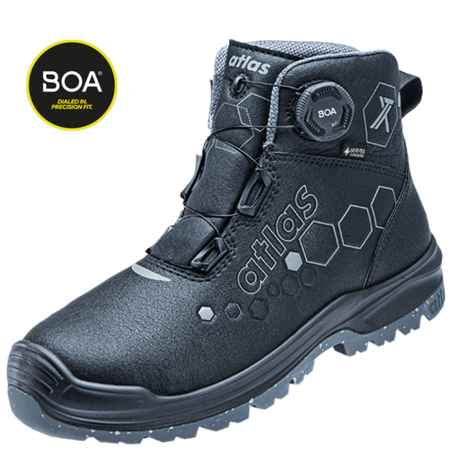 ATLAS-S3-Sicherheitsschn�rstiefel, XT 550 BOA GTX, schwarz, Weite 10