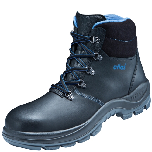ATLAS-S3-Sicherheits-Arbeits-Berufs-Schuhe, hoch, XP 155, Weite: 12, schwarz