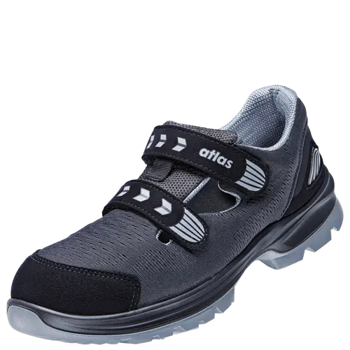 ATLAS-S1-Sicherheitsschuhe, Ergo-Med 1600, ESD, Weite 10, anthrazit/schwarz