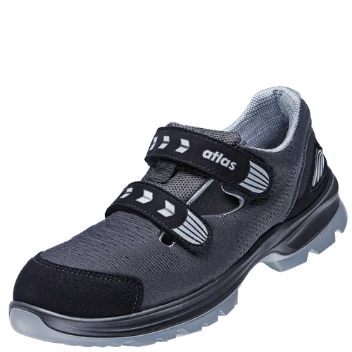 ATLAS-1P-Sicherheitsschuhe, Ergo-Med 1605 XP, ESD, Weite 10, anthrazit/schwarz