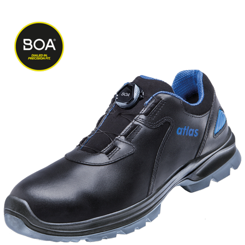 ATLAS-S3-Sicherheitshalbschuhe, SL 9645 XP Boa, ESD, Weite 12, schwarz/blau