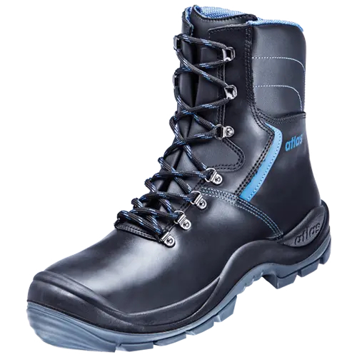 ATLAS S 3-Sicherheits-Berufs-Schuhe, Arbeits-Schn�rstiefel, ANATOMIC BAU 845 XP black