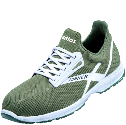 ATLAS-S1P SRC Sicherheitshalbschuh Runner 75 Recycling, grn, DGUV 112-191